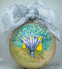 Picture of 6" dia Hand painted Glass Ball - Gardens by the Bay - Singapore series Christmas Tree Ornament